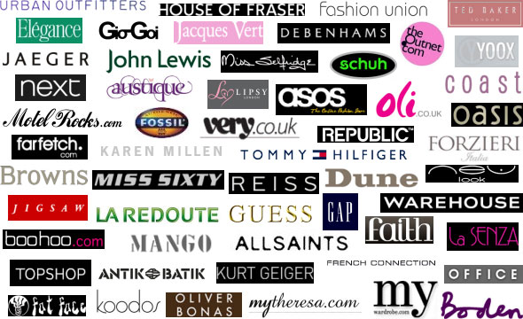 brand names for womens clothing